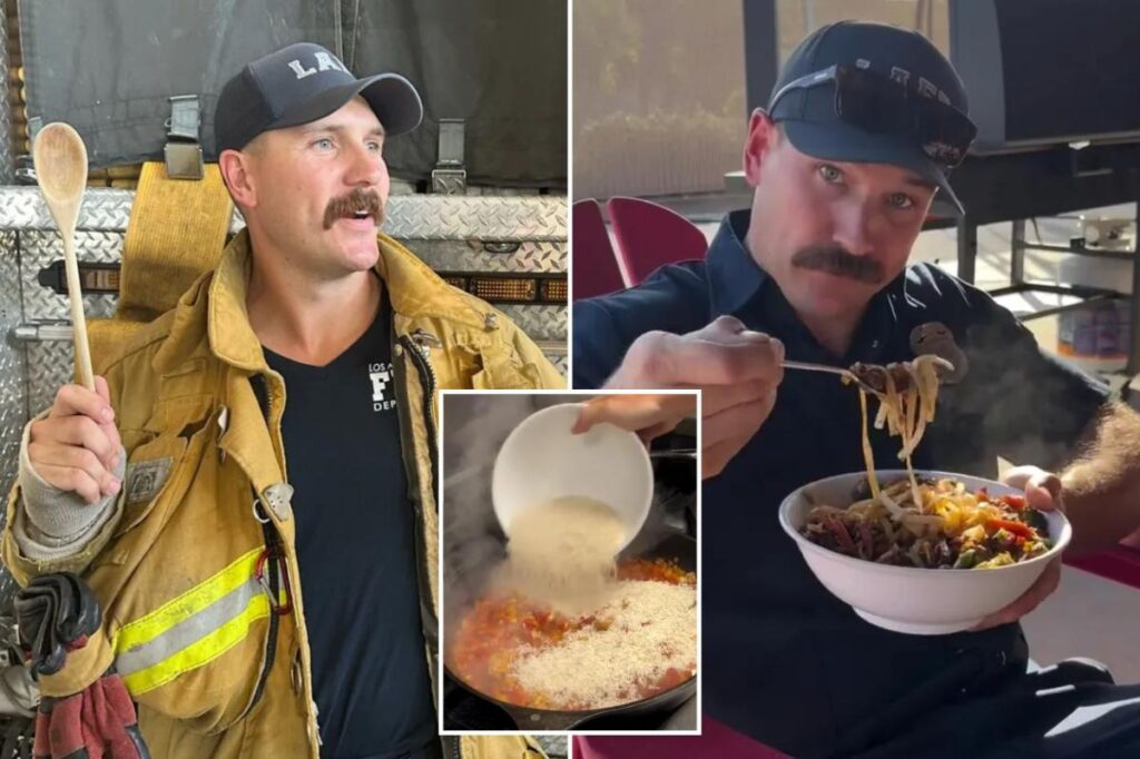 Smoking hot LA firefighter goes viral for his dreamy cooking skills, recipes