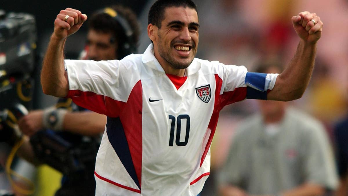 Claudio is only USA captain to wear the armband at two different World Cups. (Photo by Tony Marshall/EMPICS via Getty Images)