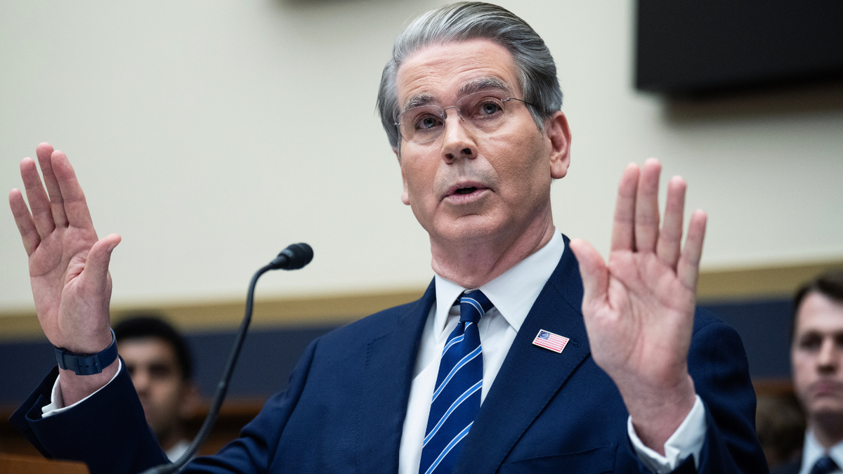 Treasury Secretary Scott Bessent testifies during House Financial Services Committee hearing