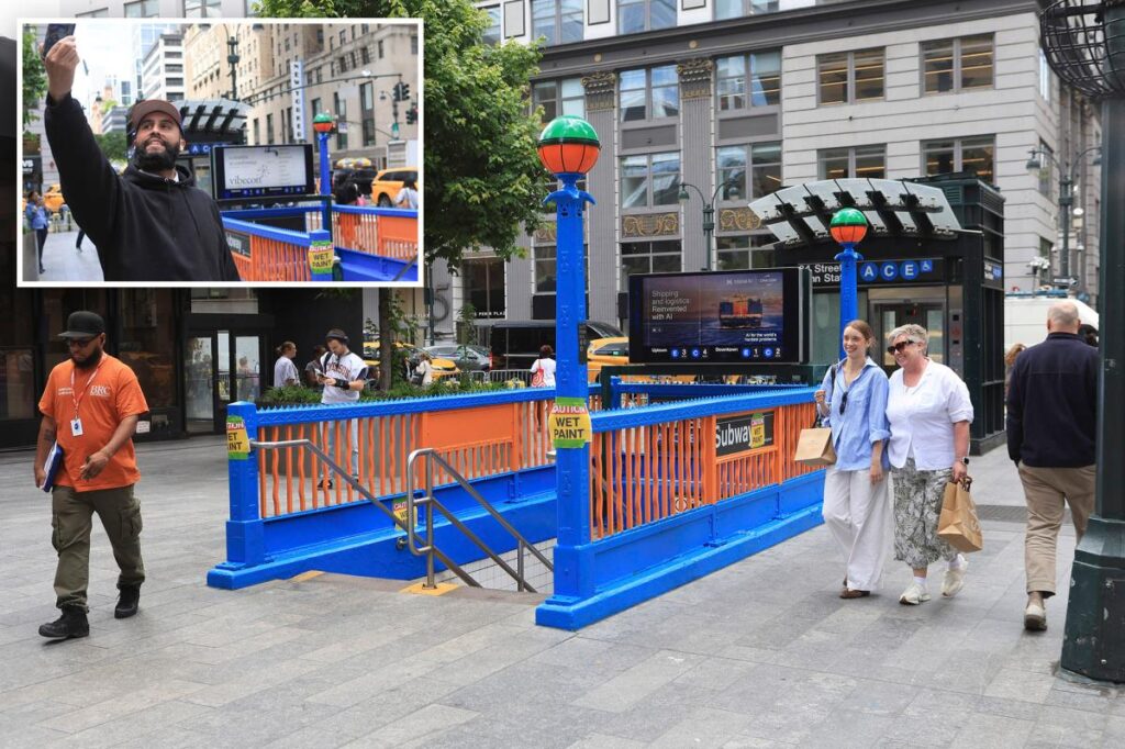 MTA to keep viral Knicks-themed NYC subway entrance through 2026-27 NBA season