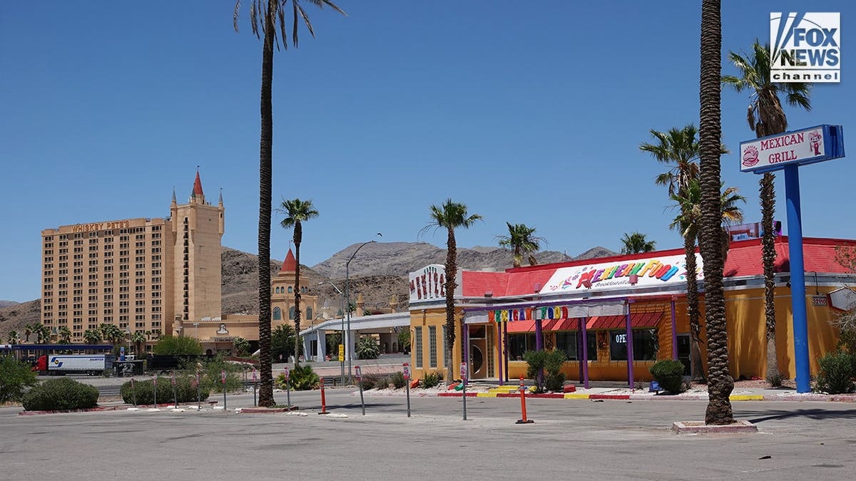 Whiskey Pete's casino building in Primm, Nevada