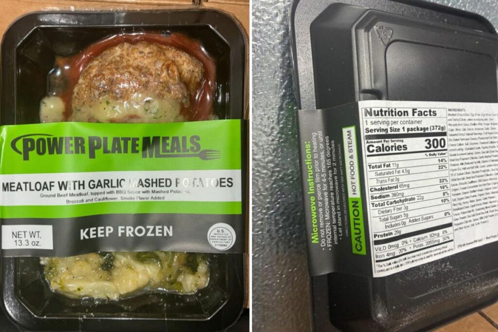 Nearly 6,000 pounds of frozen meatloaf recalled over undeclared soy, USDA says