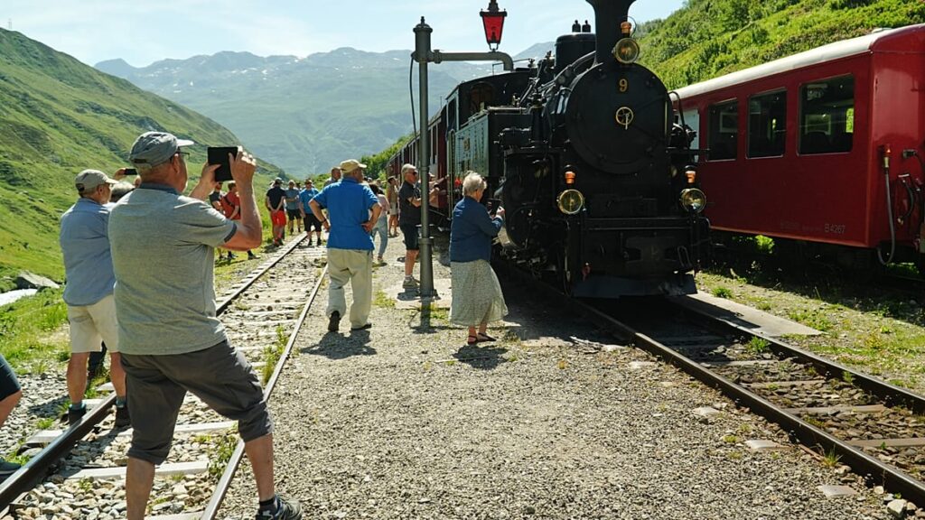 This steam railway that chugs through the Swiss Alps has turned 100
