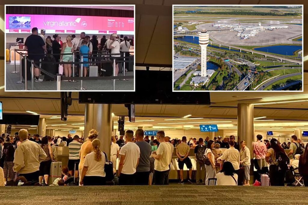 Orlando airport travelers threatened with arrest as they’re met with hours long delay waiting for luggage Orlando airport travelers threatened with arrest as they’re met with hours long delay waiting for luggage