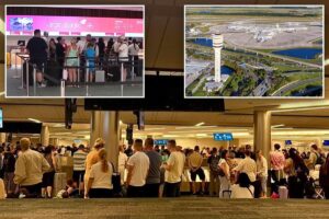 Orlando airport travelers threatened with arrest as they’re met with hours long delay waiting for luggage Orlando airport travelers threatened with arrest as they’re met with hours long delay waiting for luggage