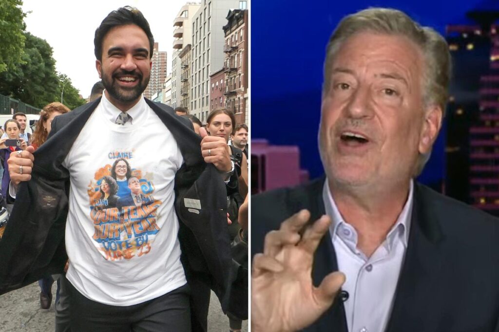 Bill de Blasio loses it on Sean Hannity in heated exchange over socialist takeover of NYC: ‘Let me finish’