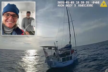 Dramatic bodycam shows Brian Hooker’s sailboat seized as shocked crew says ‘Oh s–t’