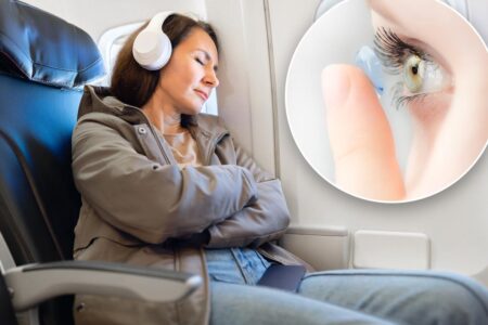 Why you should rethink wearing contact lenses on airplanes