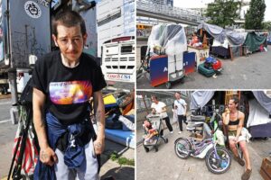 Exclusive | NYC refuses to tear down trash-filled encampments outside the Intrepid — earning Mamdani rave reviews from homeless