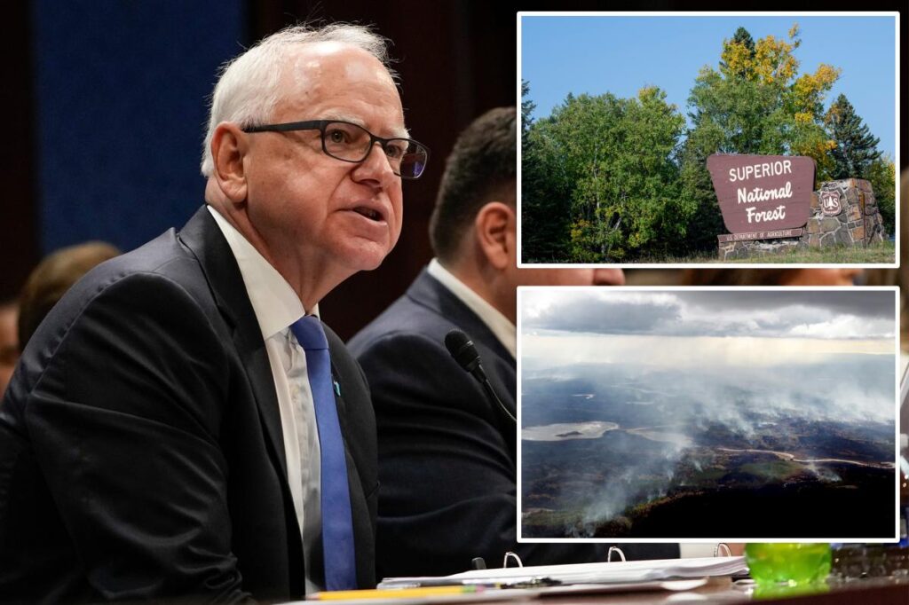 Tim Walz mobilizes National Guard to battle wildfires in Minnesota Tim Walz mobilizes National Guard to battle wildfires in Minnesota