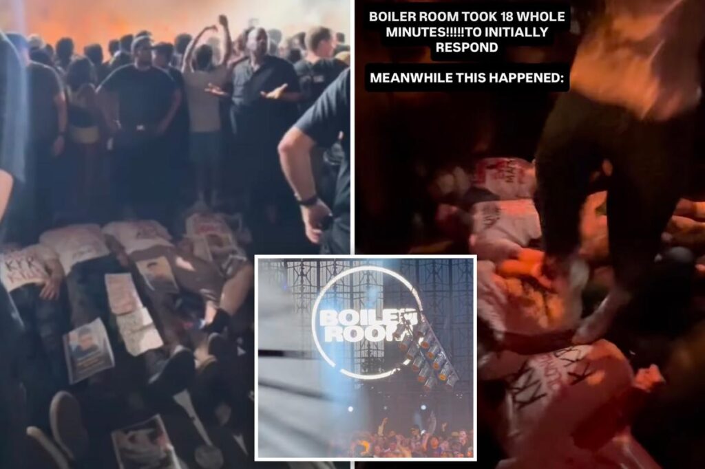 Ticked-off clubber stomps on anti-Israel protesters at NYC rave