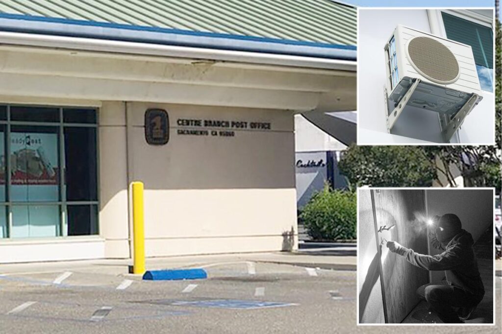California postal staff left sweltering in summer heatwave after thieves pilfer AC units California postal staff left sweltering in summer heatwave after thieves pilfer AC units