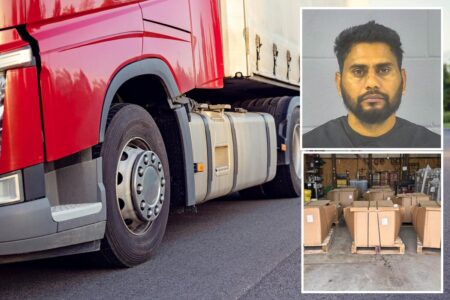 Illegal Indian migrant with a legal California driver’s license in ICE custody after being busted with  million in lethal powder