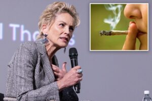 Sharon Stone ‘got sick’ for a month from marijuana withdrawal: ‘They put so much stuff in it’