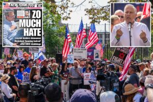 Blakeman, Jewish leaders slam Mamdani at NYC rally for fueling antisemitism before UWS hate crime stabbing