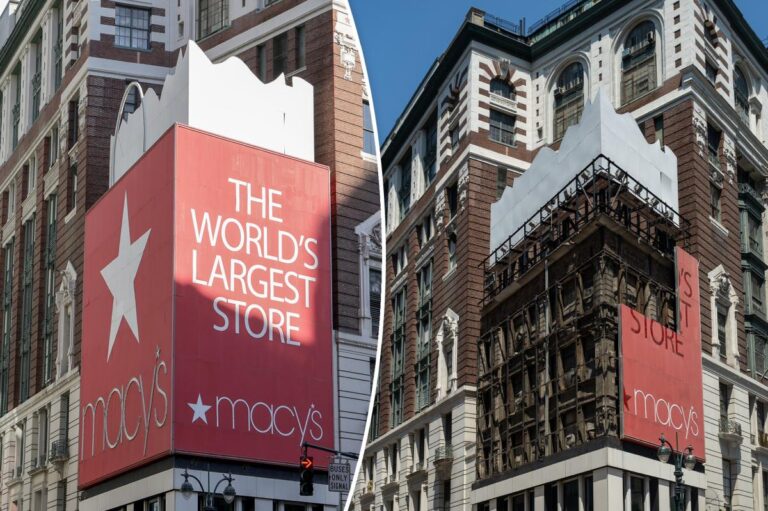 Iconic Herald Square Macy’s sign just came down for the first time in 60 years — leaving historic building bare Iconic Herald Square Macy’s sign just came down for the first time in 60 years — leaving historic building bare