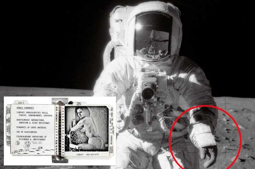 Saucy Playboy pictures taken to the Moon in 1969 sold for 0K