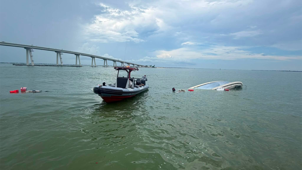 US Coast Guard saves 8, including infant and child, after vessel capsizes off Fort Myers Beach