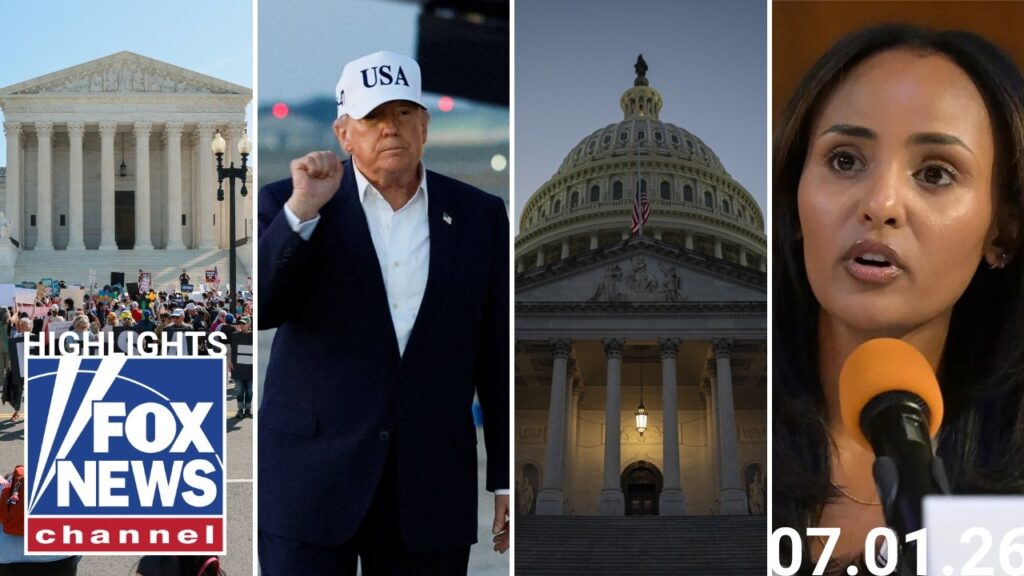 Fox News Highlights – July 1st, 2026
