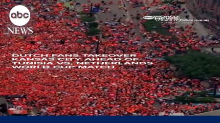 Dutch fans takeover Kansas City ahead of Tunisia vs. Netherlands World Cup match Dutch fans takeover Kansas City ahead of Tunisia vs. Netherlands World Cup match