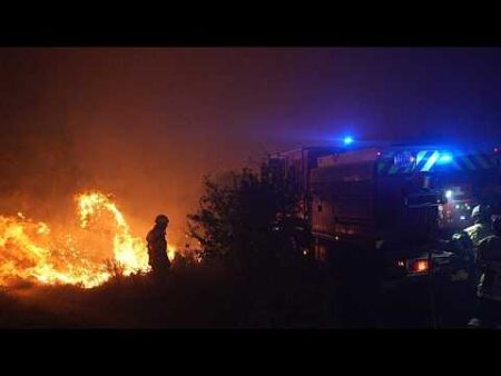 Wildfires rage in southern France prompting evacuation of 3,000 people
