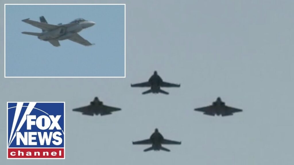 ‘Matched by none’: US Navy fighter jets fly over Washington, DC