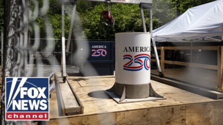 America250 buries national time capsule in Philadelphia