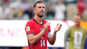 England player injures wrist hopping over ad board during team’s World Cup victory celebration vs Mexico