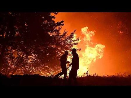 Wildfires rage in Portugal and Spain as authorities in Greece warn of toxic smoke