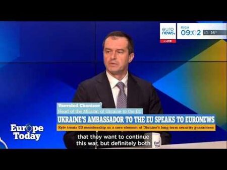 Ukraine’s EU Ambassador: “War is going back to Russia” Ukraine’s EU Ambassador: “War is going back to Russia”