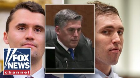 Judge FLINCHES while watching new Kirk shooting video