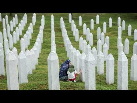 March for peace in memory of the victims of the Srebrenica genocide