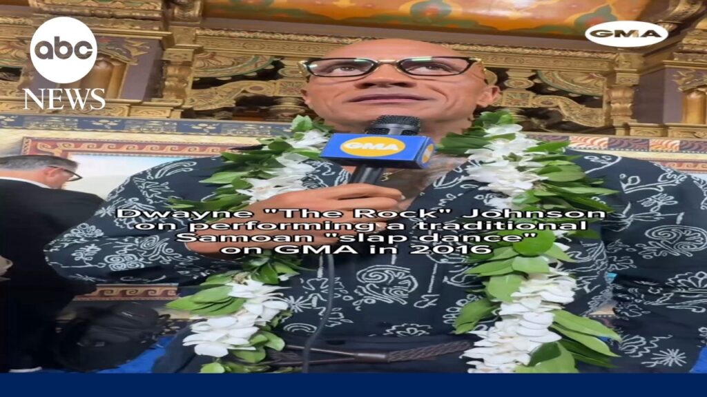 The Rock on performing traditional Samoan dance on GMA