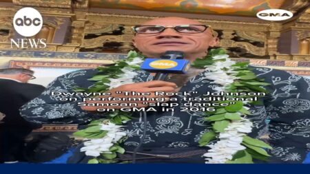 The Rock on performing traditional Samoan dance on GMA