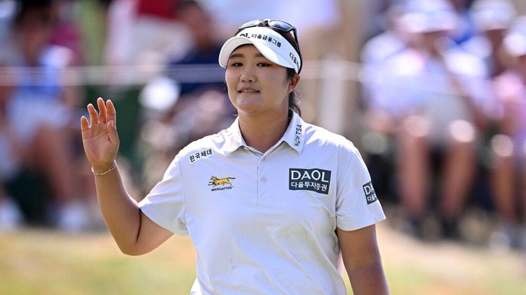 Golf star records lowest round in LPGA major history with astounding performance at Evian Championship Golf star records lowest round in LPGA major history with astounding performance at Evian Championship