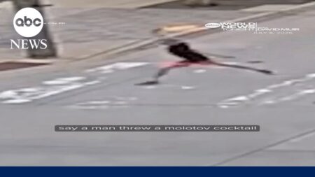 Man accused of throwing a Molotov cocktail at a man in a wheelchair