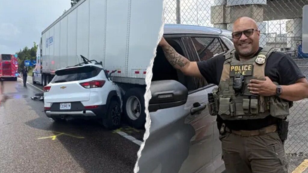 ICE officer hailed as hero after saving driver injured in Missouri crash ICE officer hailed as hero after saving driver injured in Missouri crash