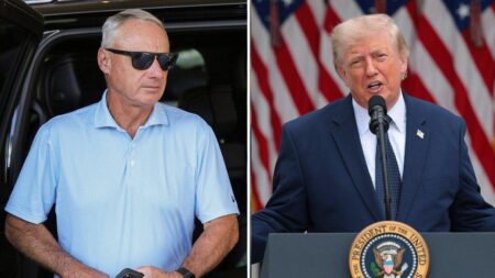 MLB commissioner says Trump ‘interested’ in MLB CBA negotiations but ‘will pass’ on potential help MLB commissioner says Trump ‘interested’ in MLB CBA negotiations but ‘will pass’ on potential help