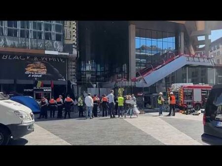 Several reported dead after fire in lift shaft of Brussels construction site