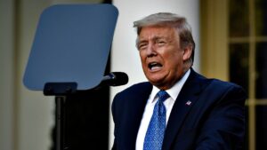 White House condemns staffer accused of betting on Trump speech as a ‘disgrace’ White House condemns staffer accused of betting on Trump speech as a ‘disgrace’
