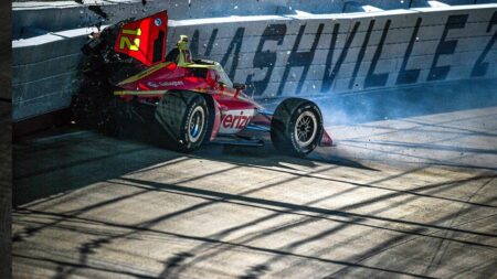 IndyCar driver David Malukas ruled out of qualifying after big crash at Nashville Superspeedway IndyCar driver David Malukas ruled out of qualifying after big crash at Nashville Superspeedway