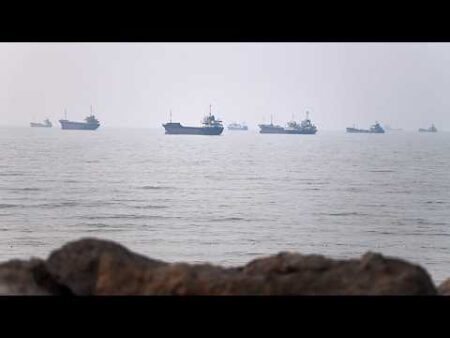 Tanker attacked in Strait of Hormuz as US strikes Iran for tenth consecutive night