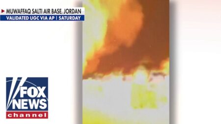 BREAKING: New video shows Iranian missile attack on US base in Jordan