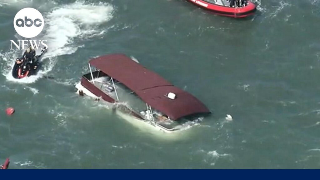 Urgent rescues after boat sinks off San Francisco’s infamous Alcatraz Island
