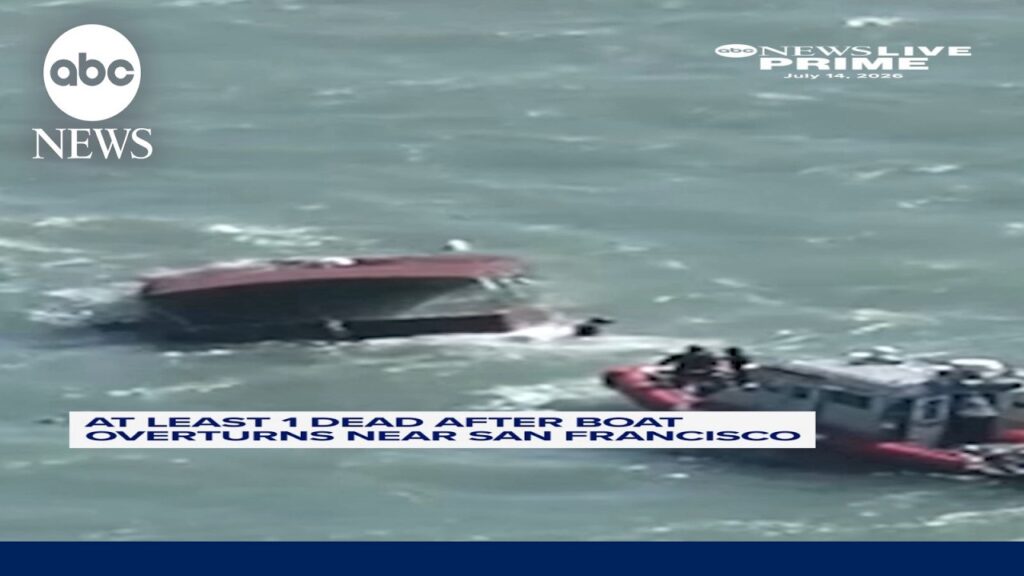 At least 1 dead after boat catches fire near Alcatraz