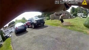 Bodycam shows Connecticut officer repeatedly ordering bat-wielding suspect to stop before fatal shooting Bodycam shows Connecticut officer repeatedly ordering bat-wielding suspect to stop before fatal shooting