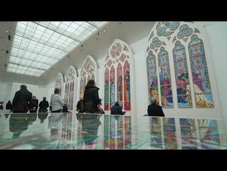 Controversial new stained-glass windows for Paris’ Notre-Dame to be unveiled in December