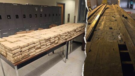 Border agents uncover M cocaine stash hidden beneath truck floorboards in massive bust