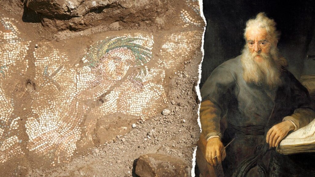 Rare pagan masterpiece emerges near where St Paul spread teachings of Christianity Rare pagan masterpiece emerges near where St Paul spread teachings of Christianity