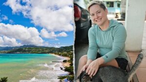 Surveillance video shows missing American woman moments before she entered water during Caribbean vacation